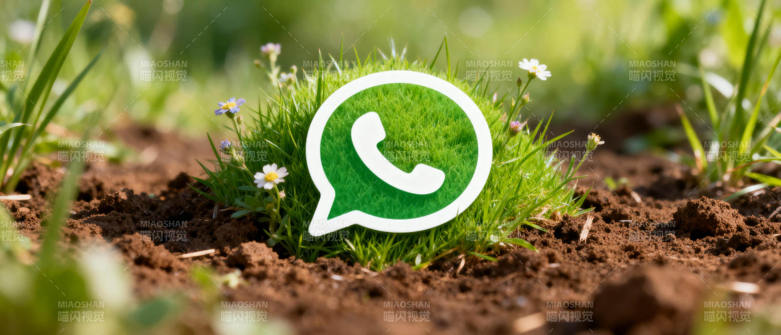 微信绿草生机盎然图片