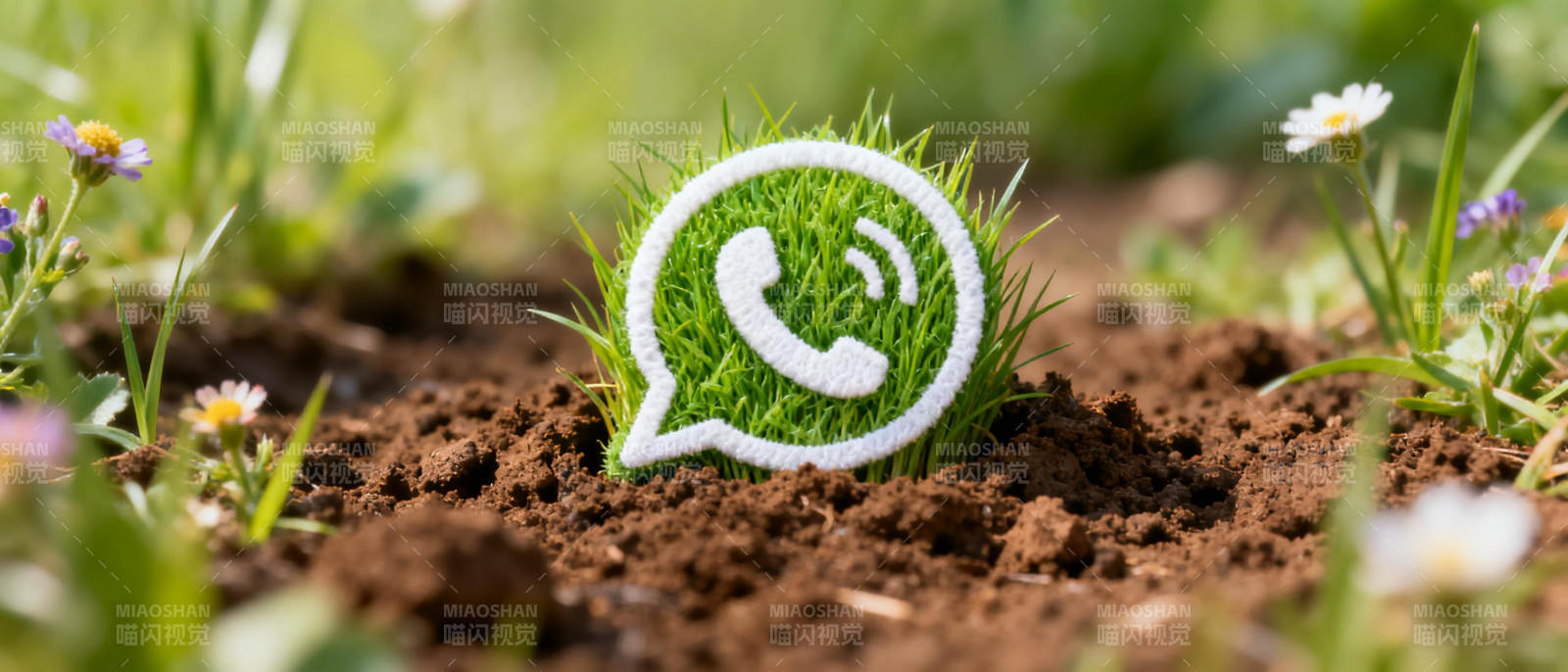 微信萌芽于自然图片