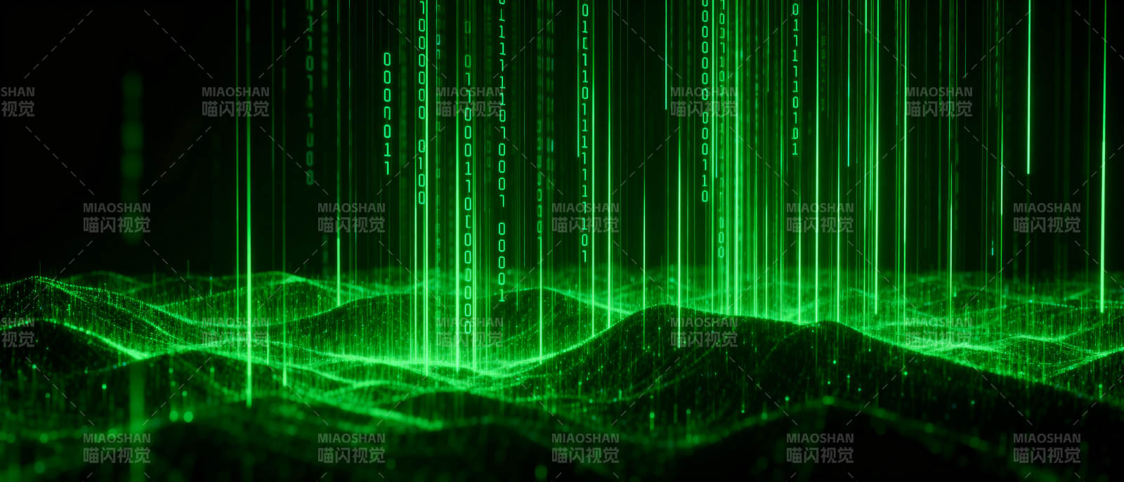 矩阵代码雨图片