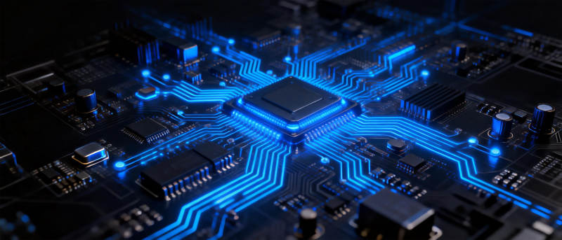 科技芯片电路图图片