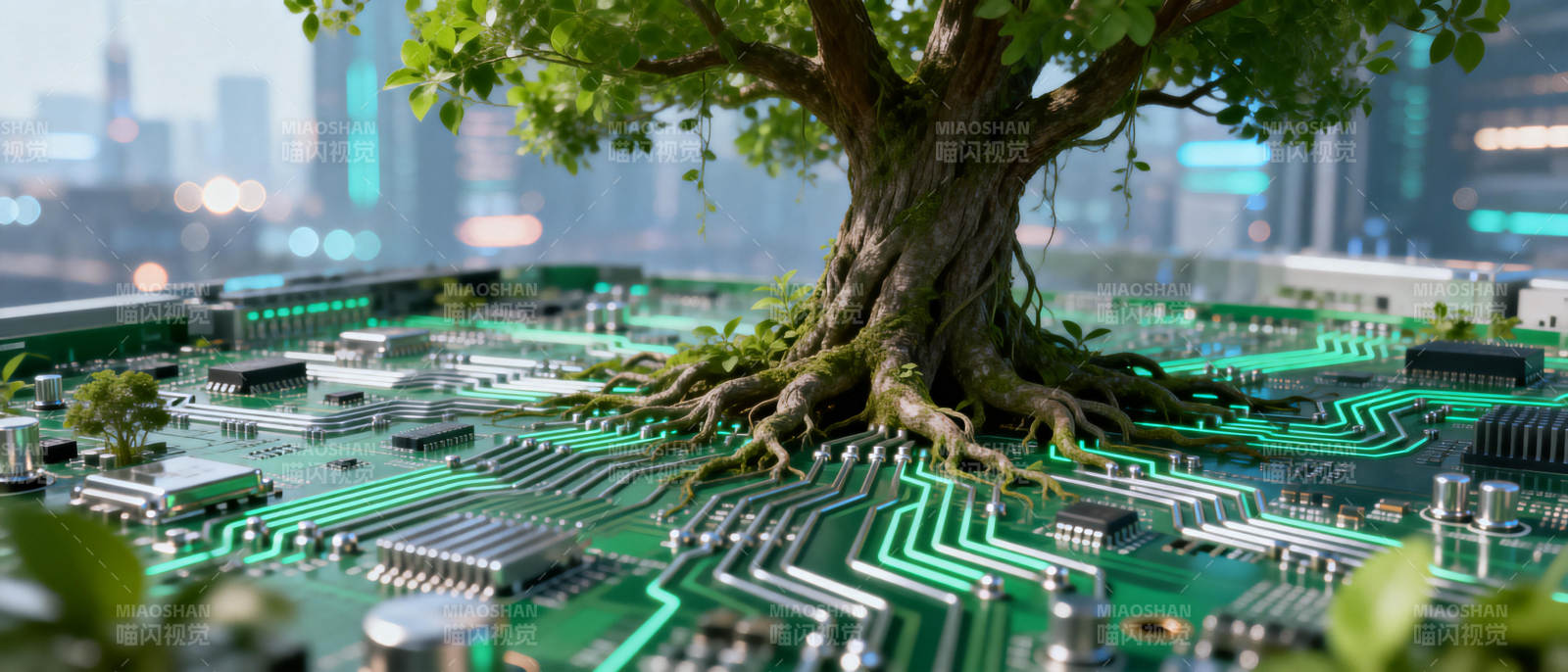 科技之树生长图片