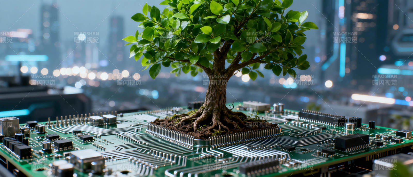 科技之树生长图片