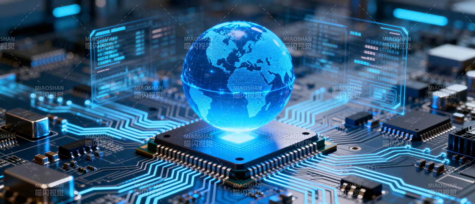 科技赋能全球互联图片