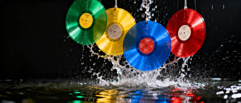 彩碟溅水瞬间图片