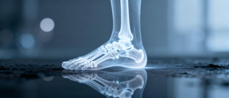 足骨透视图图片