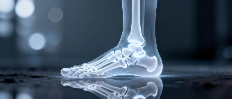 足骨透视图图片