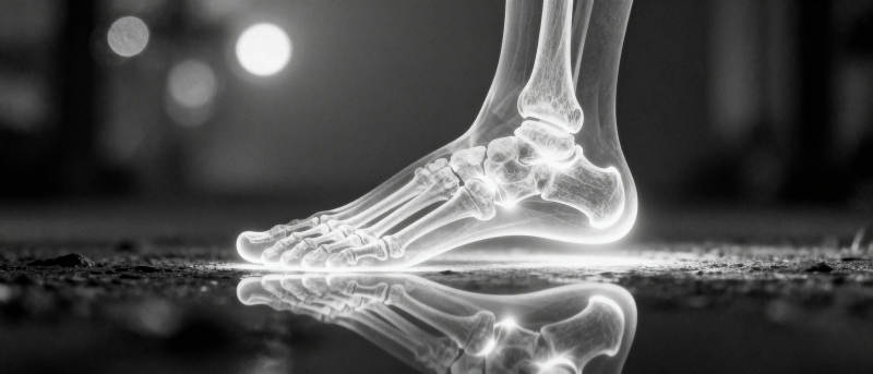 足骨透视图图片