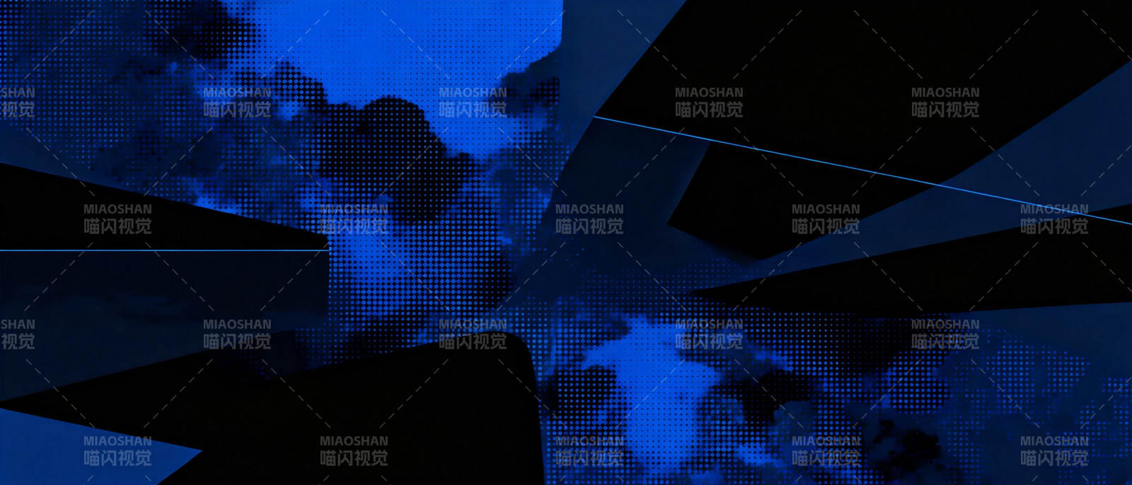 深蓝夜空裂痕图片