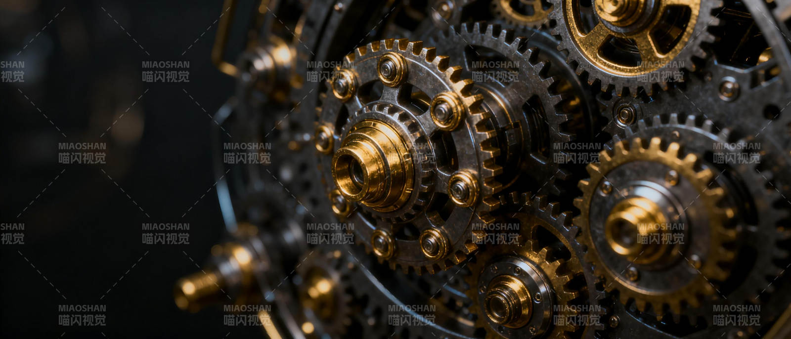 精密齿轮运转图片