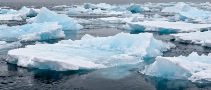 冰海浮冰图片