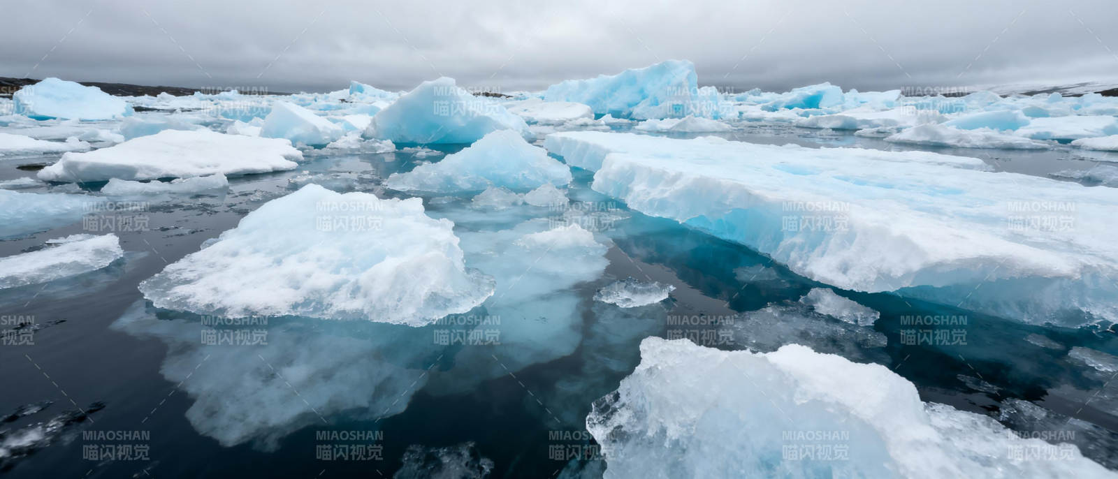 冰海浮冰图片