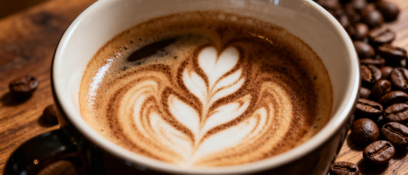 咖啡拉花艺术图片