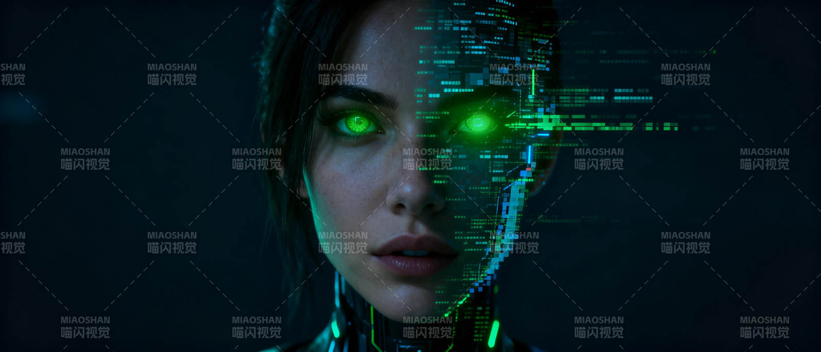 赛博女侠之眼图片