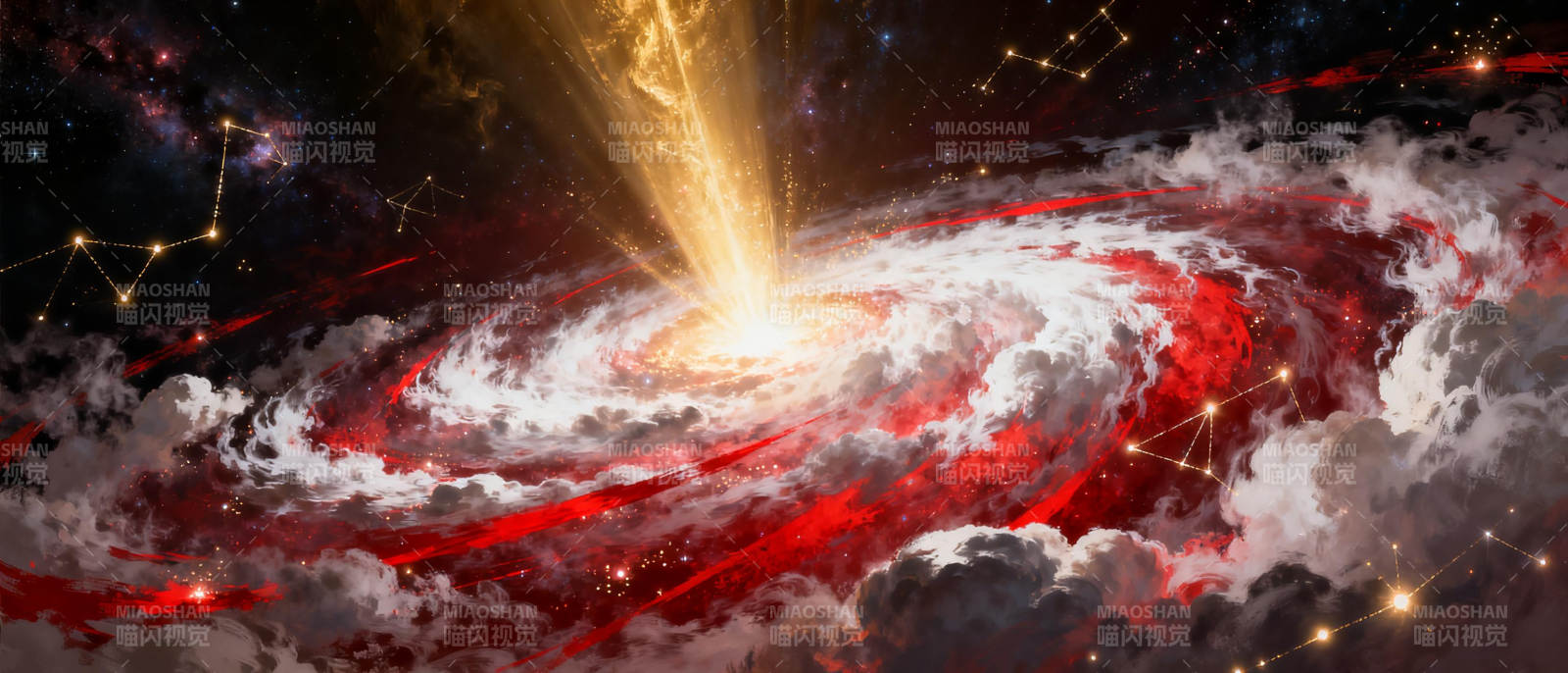 星河旋涡之光图片