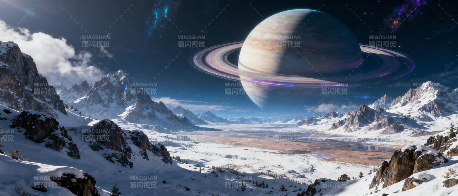 雪域星环奇景图片