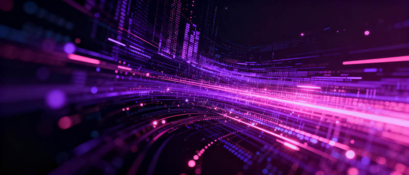 霓虹都市夜景图片