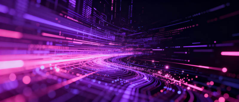 霓虹科技隧道图片