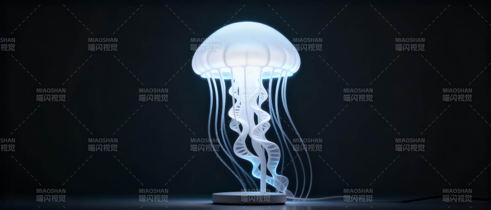 发光水母灯图片