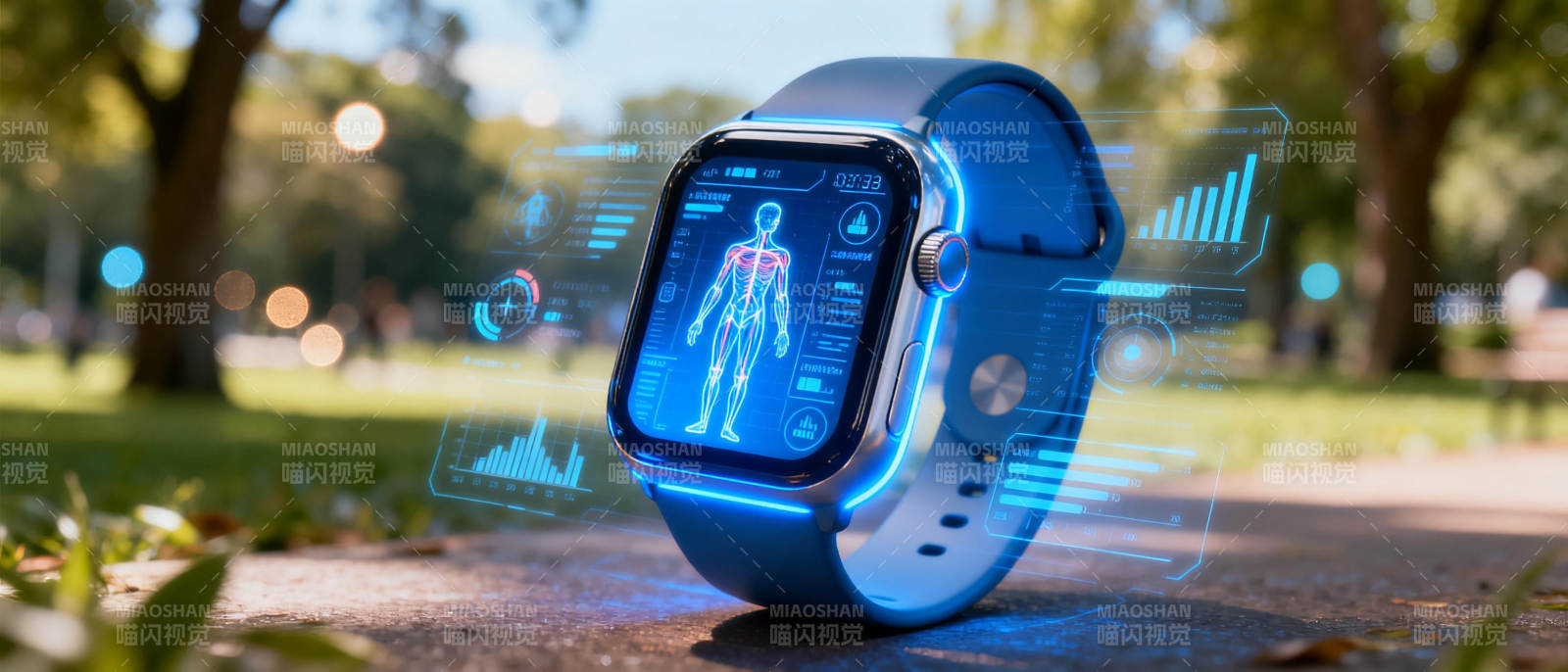 智能手表健康监测图片