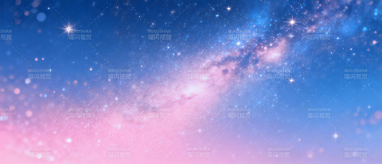 星河璀璨夜空图片