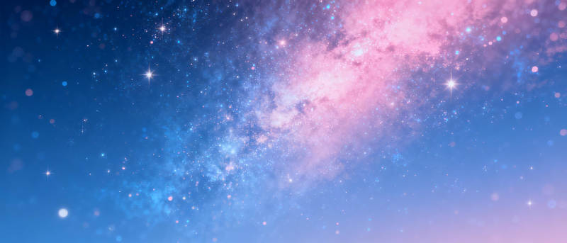 星河璀璨夜空图片