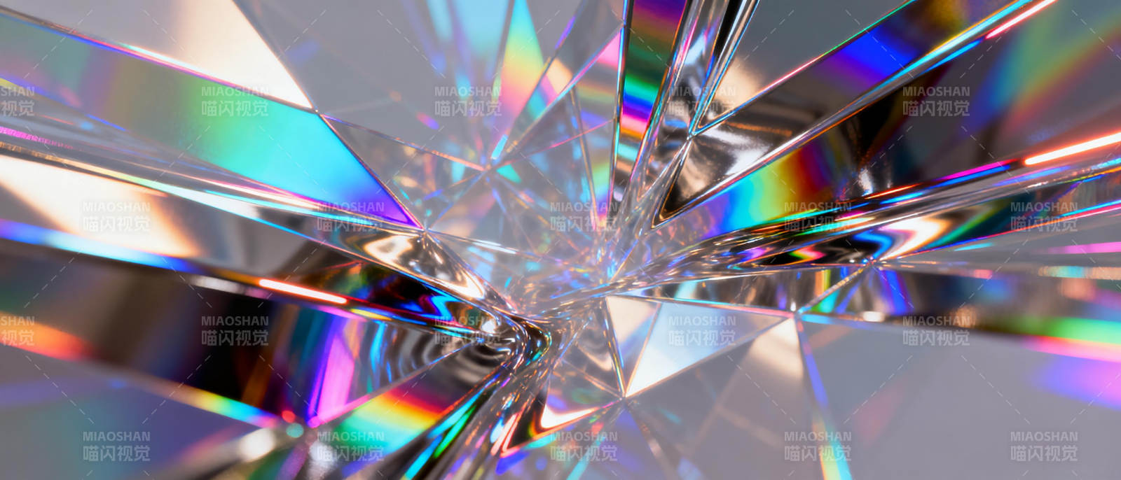 晶莹折射光谱图片