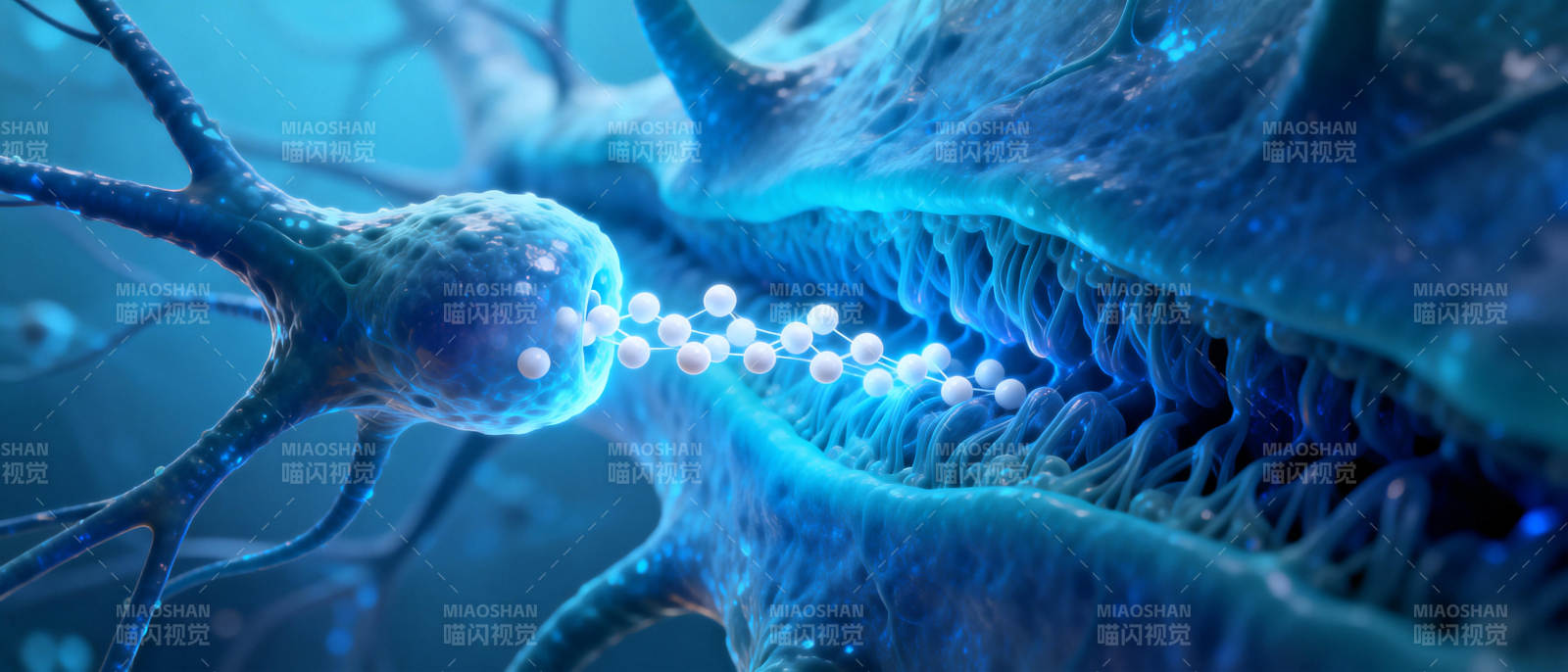 神经元突触传递图片