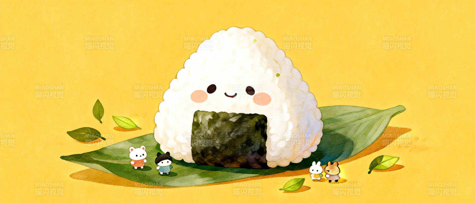可爱饭团小世界图片