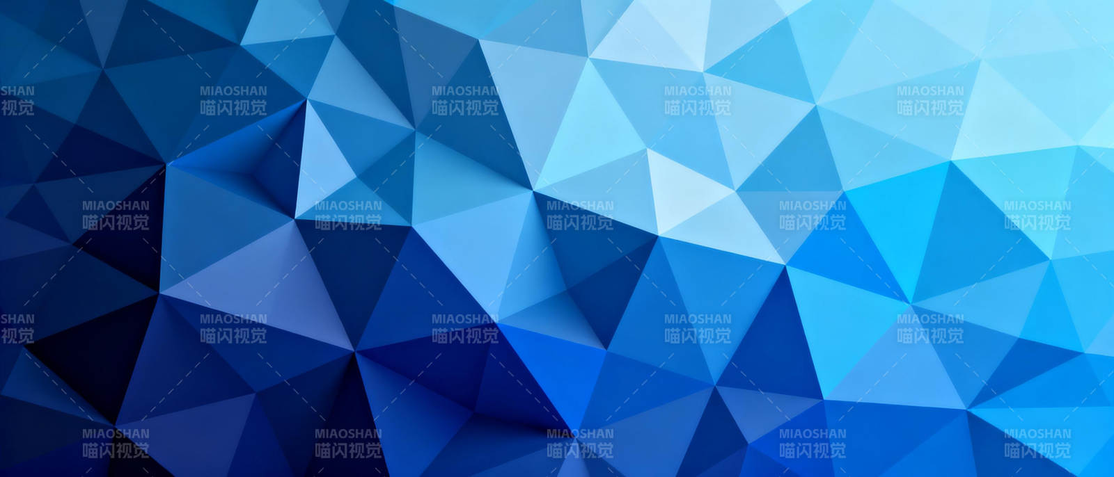 蓝色几何抽象背景图片