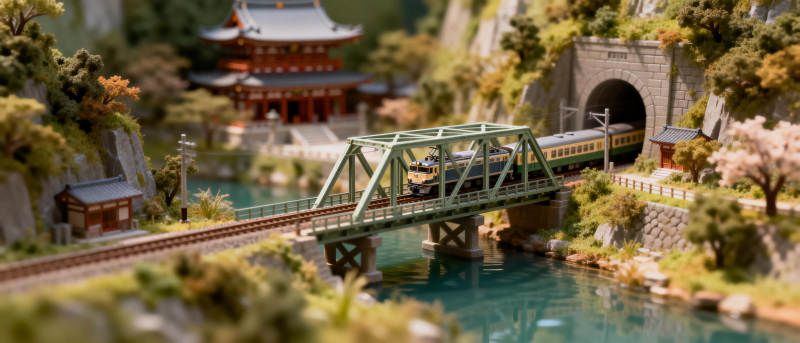 桥上火车过山河图片