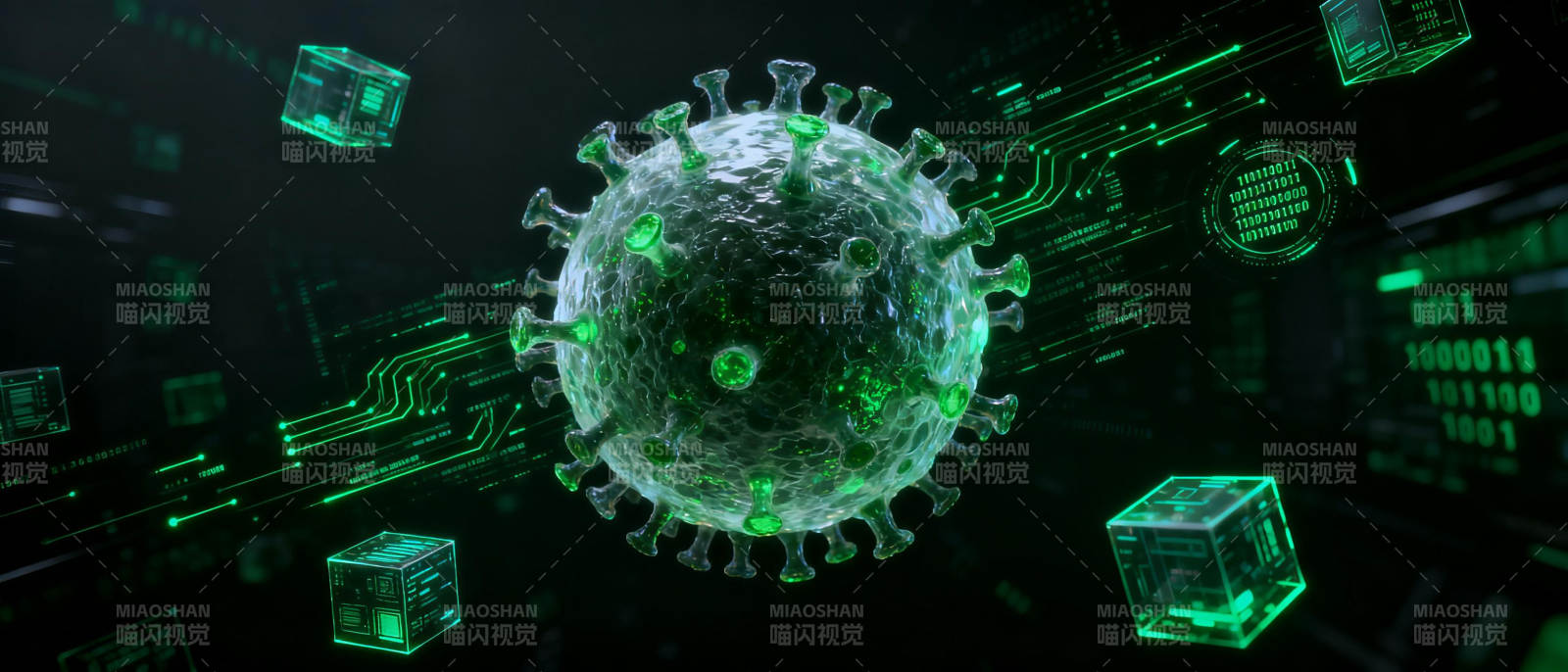 病毒科技视觉图片