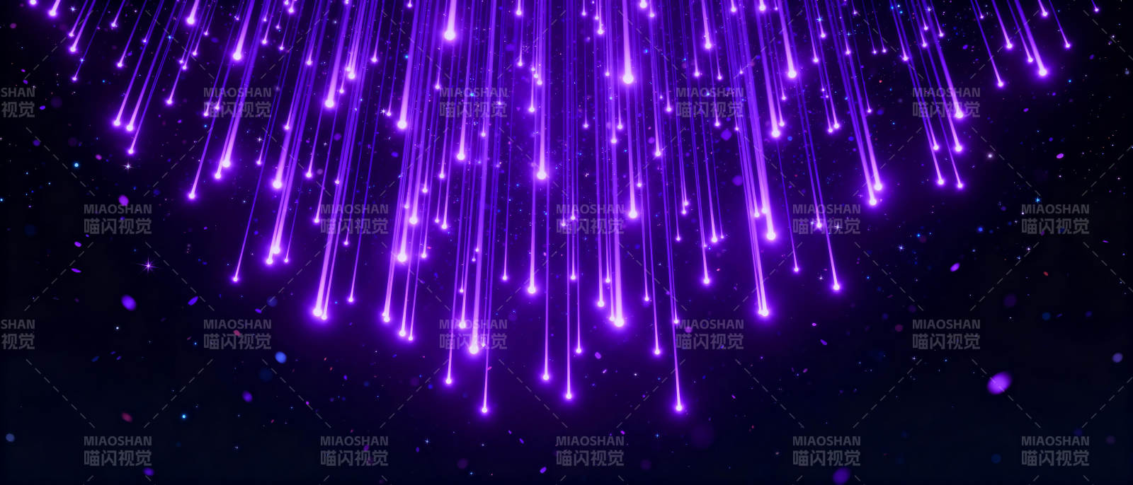 紫光雨幕图片