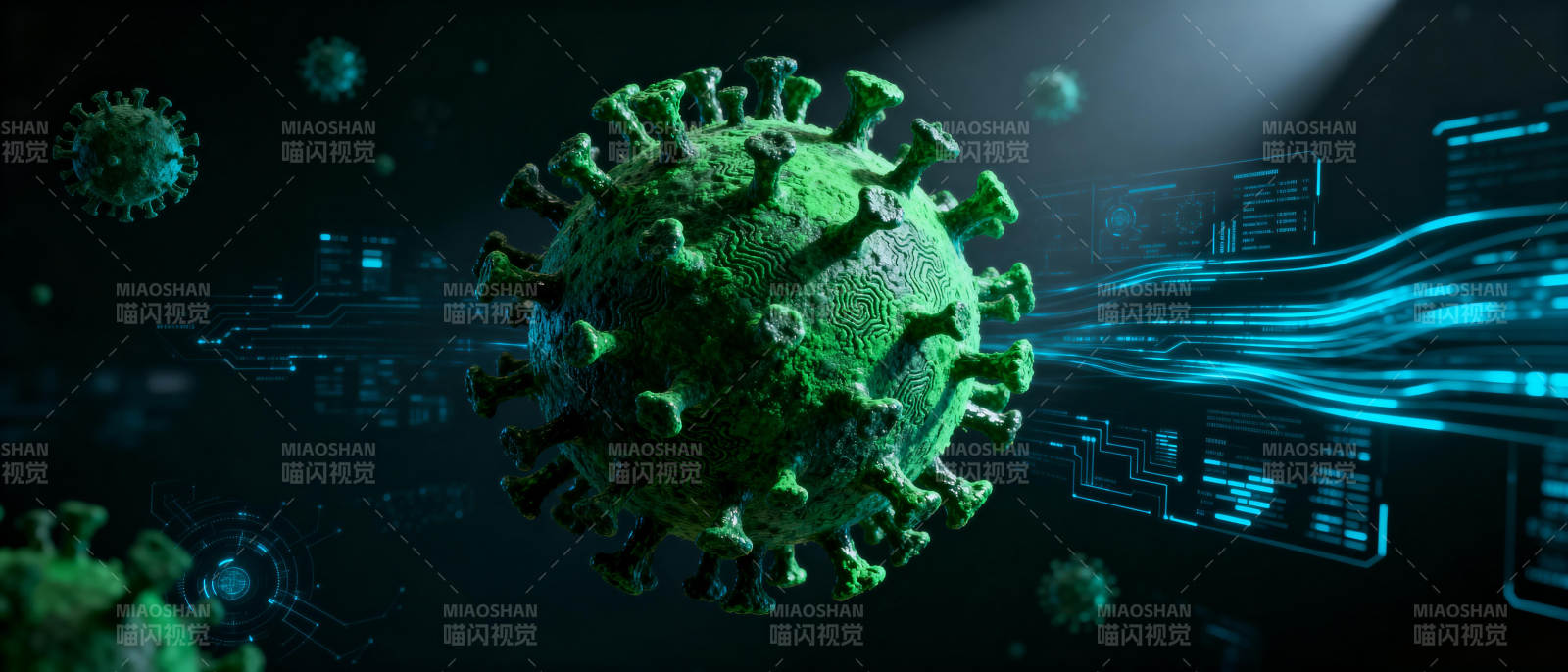 病毒科技视觉图片