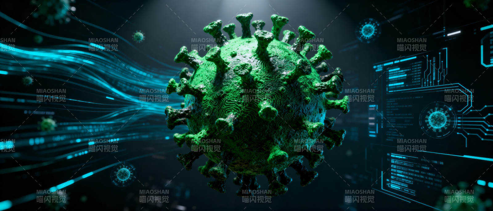 病毒科技视觉图片