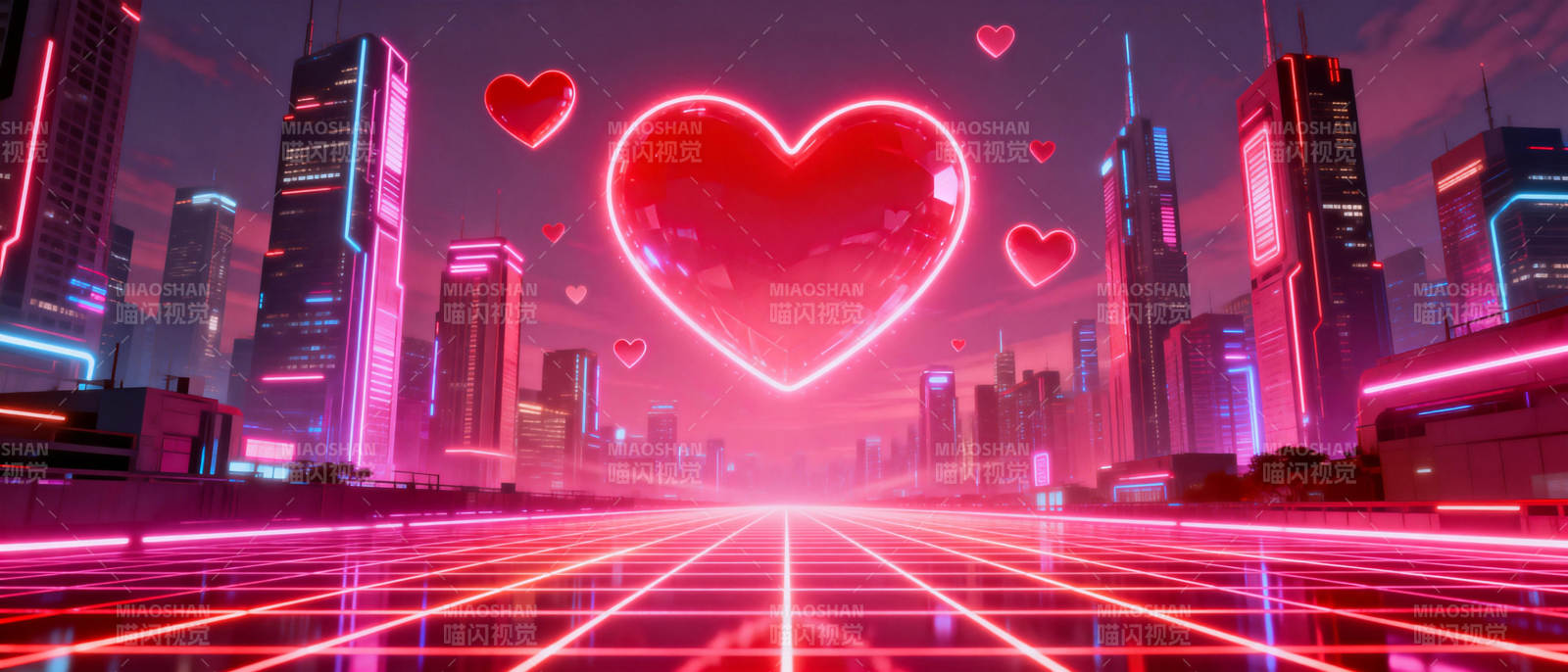 霓虹心城图片