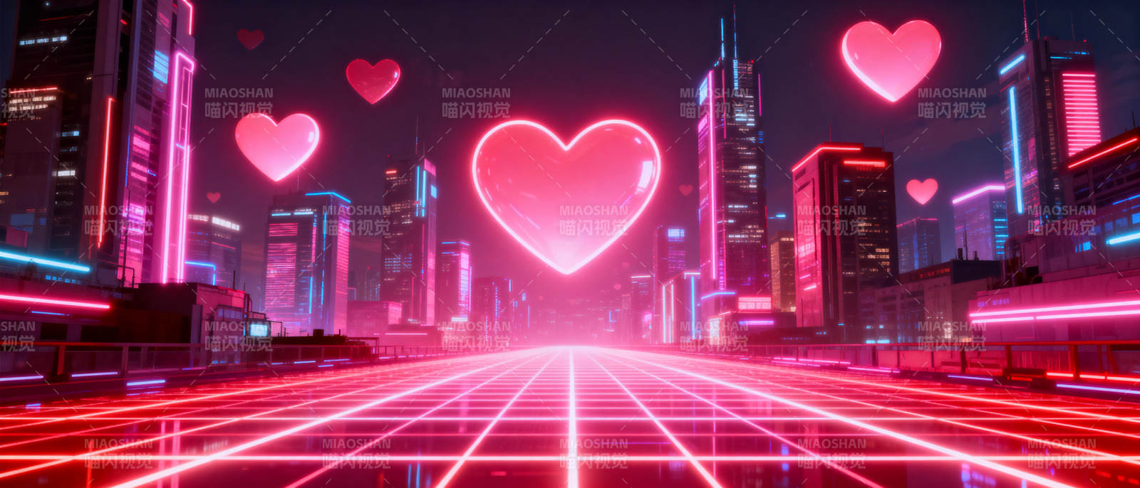 霓虹心城图片