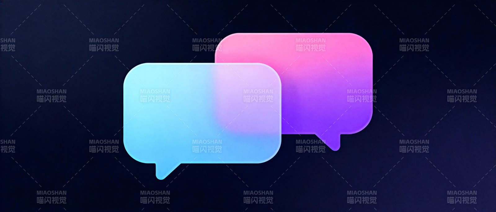 对话气泡渐变图图片