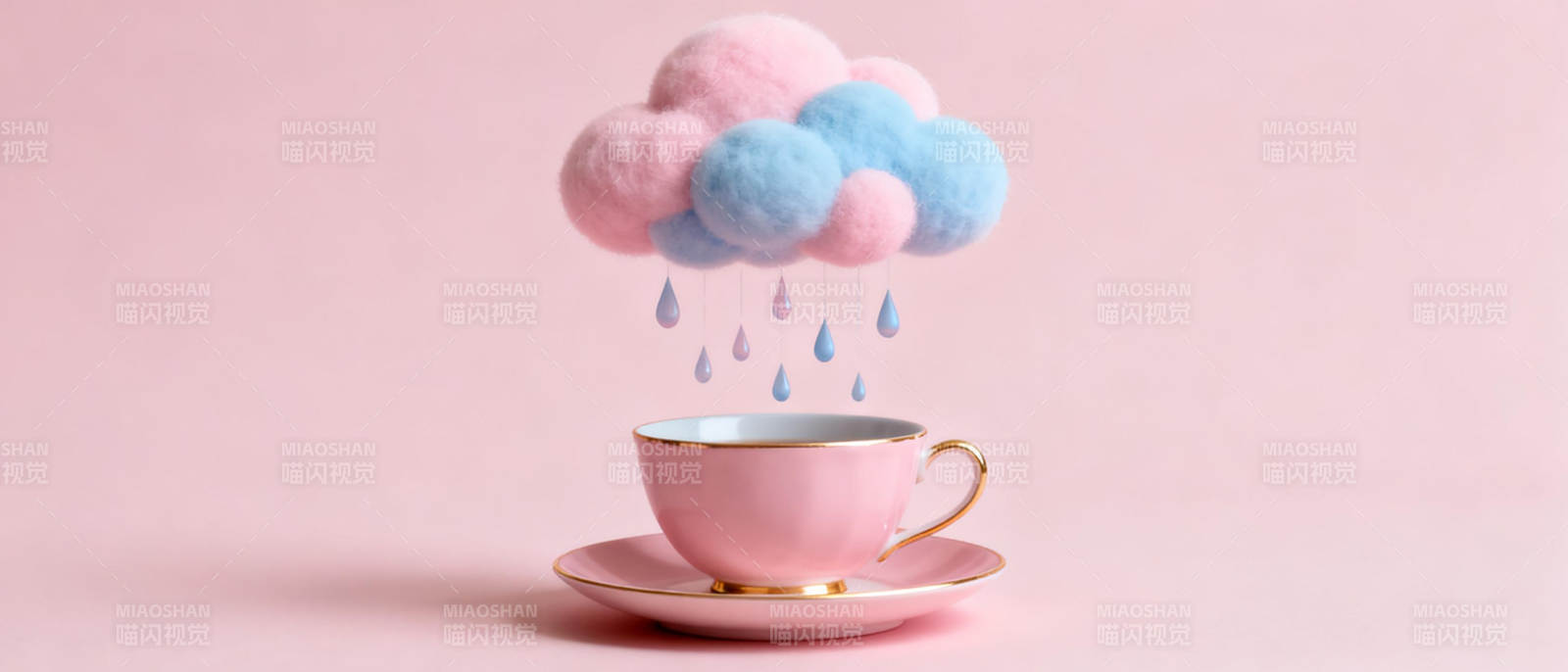 云雨落杯中图片