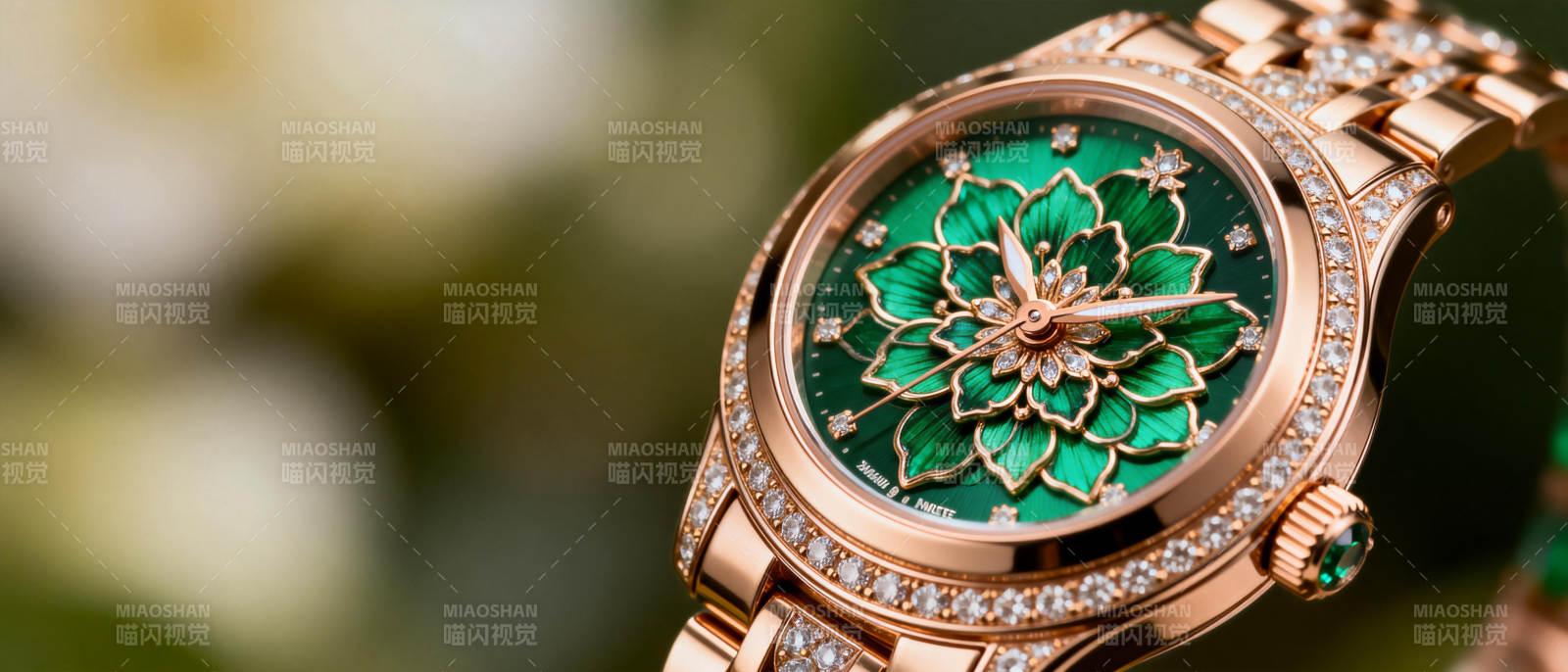 绿花腕表 璀璨夺目图片
