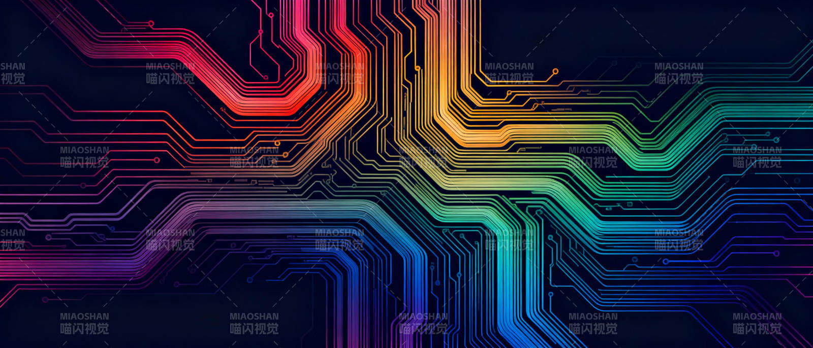 彩虹电路图图片