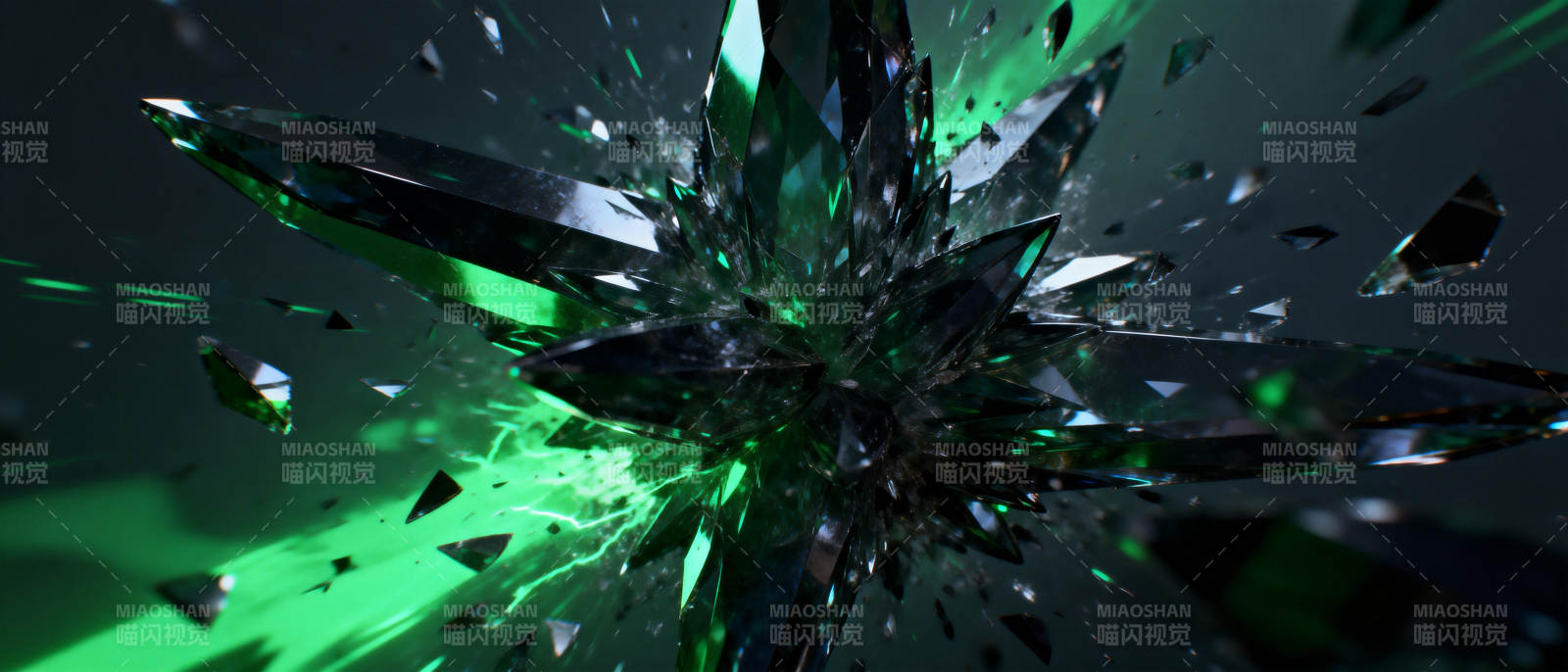 绿晶爆裂图片
