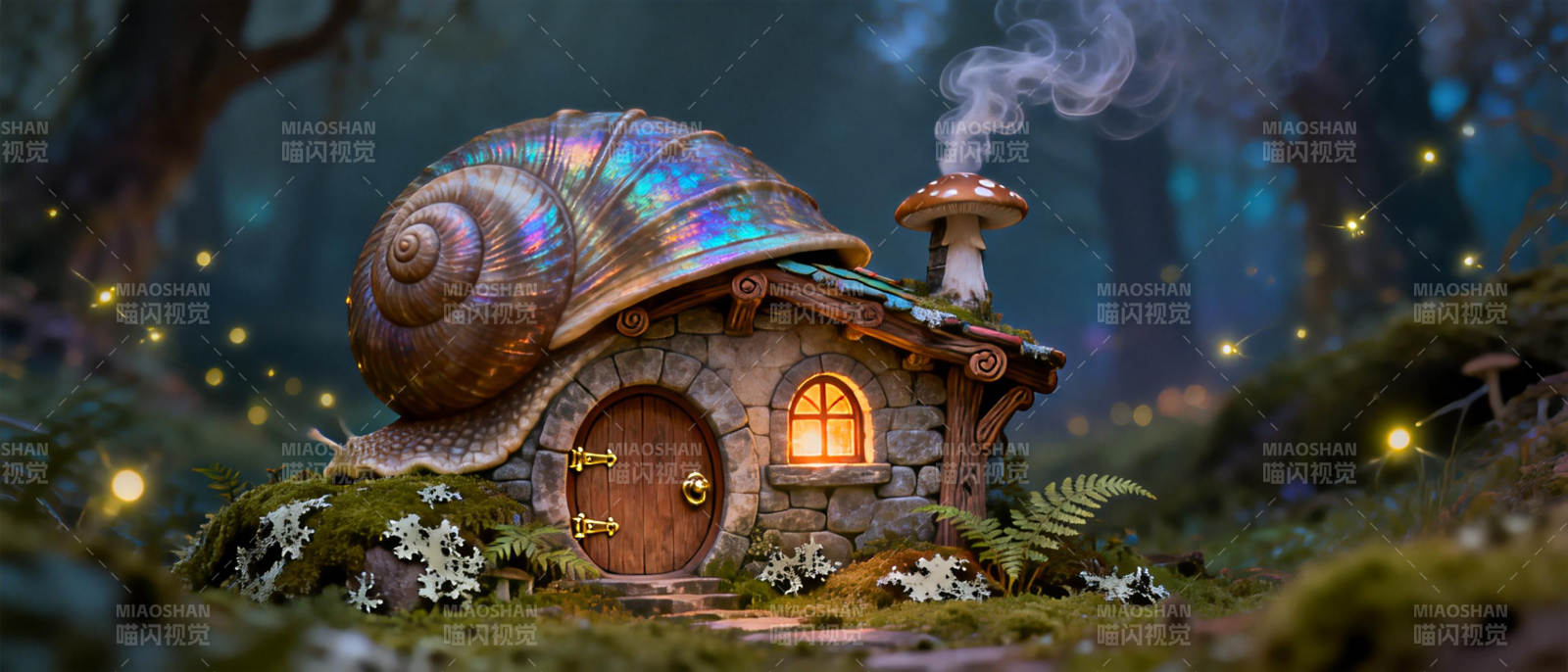 蜗居森林童话屋图片