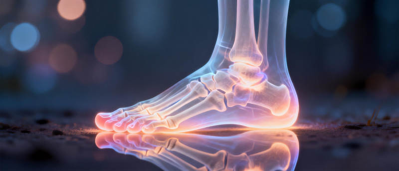 足骨透视图图片