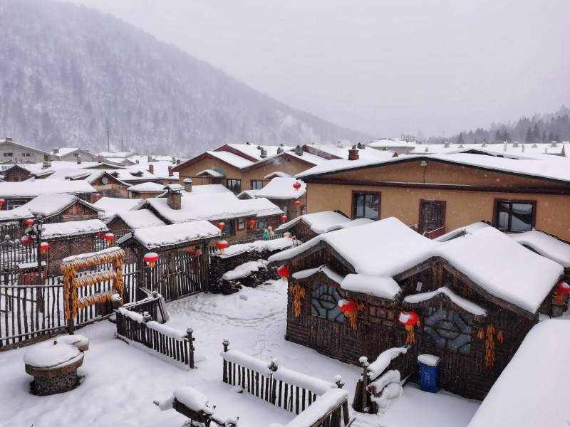 东北雪乡 雪乡冬景图片