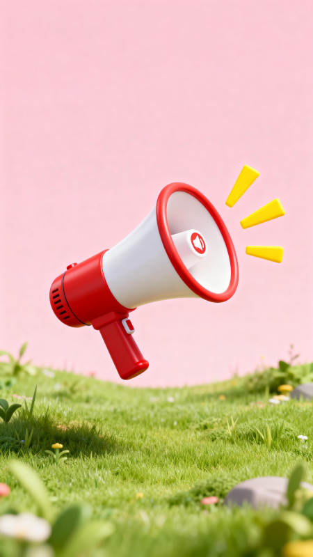 喇叭发声 草地传音图片