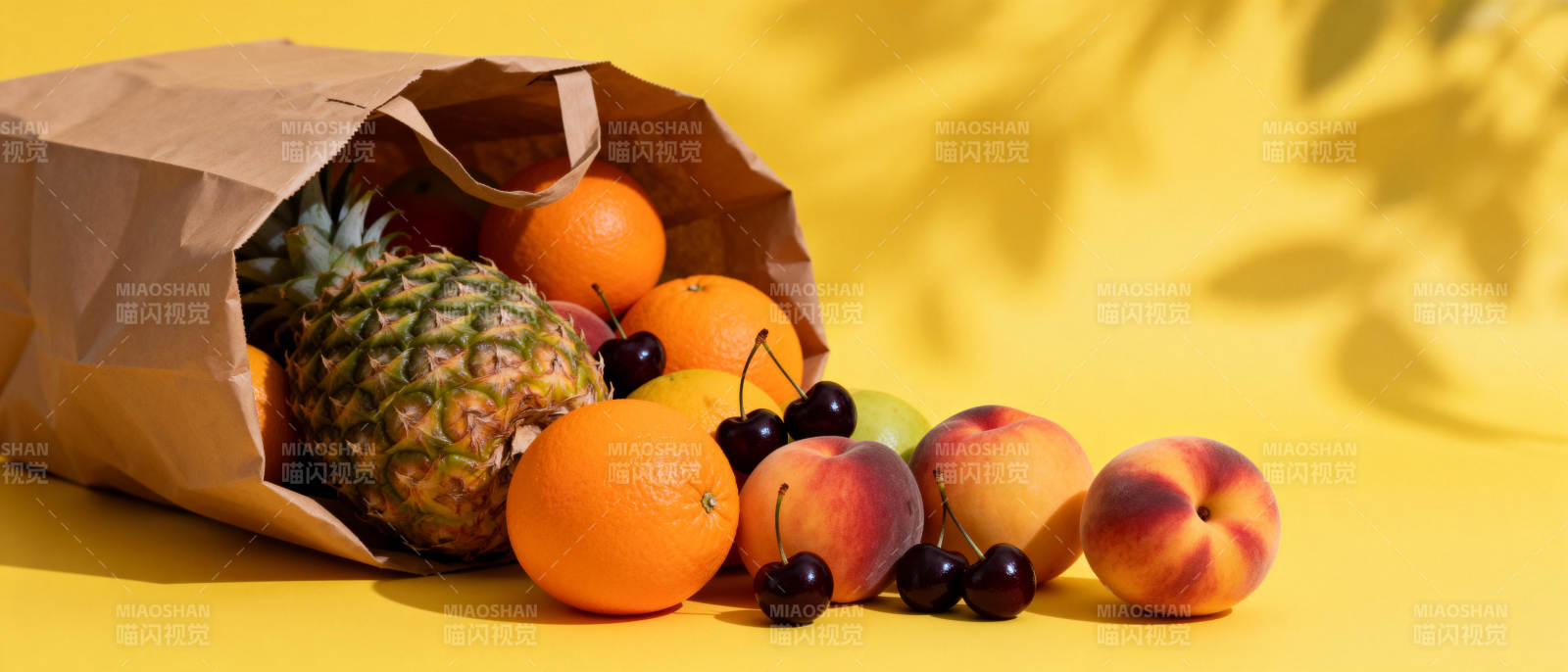 水果满袋 色彩缤纷图片