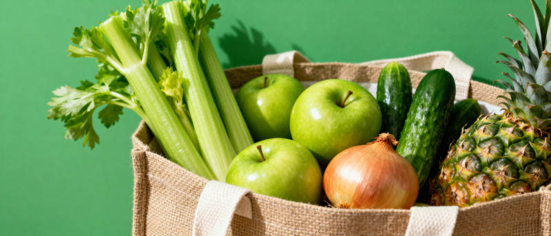 新鲜蔬果篮图片