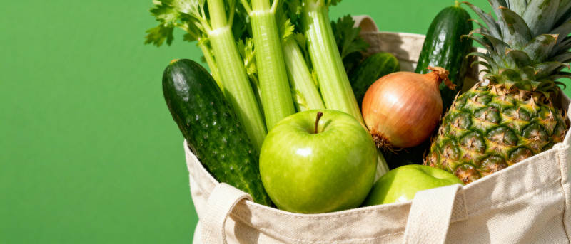 新鲜蔬果满袋装图片