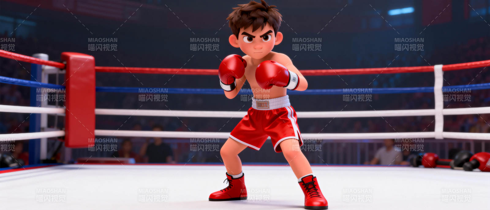 拳击少年对决图片