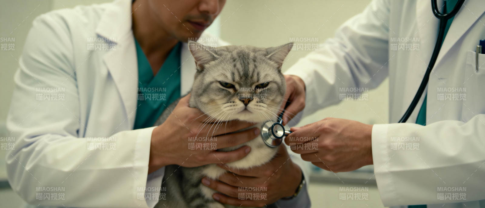 猫咪体检现场图片